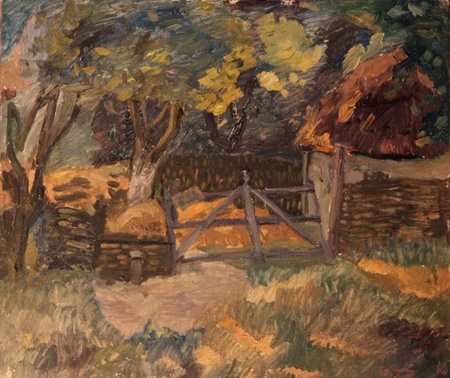 “Подвір’я” 2007, 55 Х 65 см.